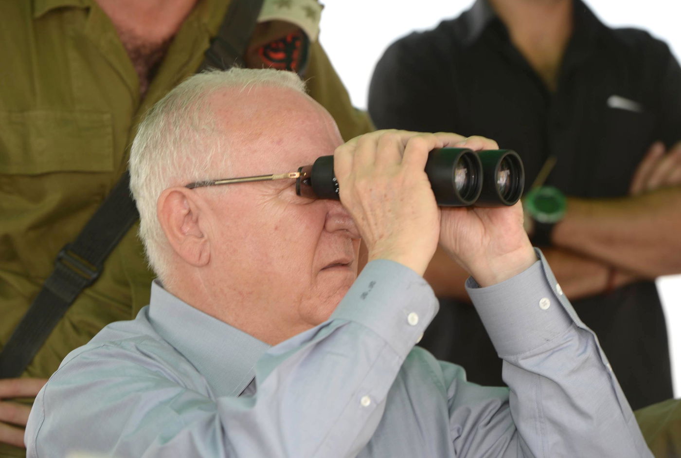 הנשיא ריבלין ירד לבקר את הלוחמים