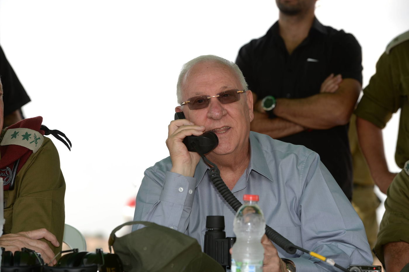 הנשיא ריבלין ירד לבקר את הלוחמים