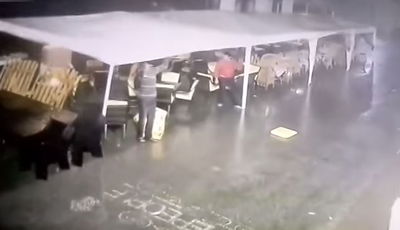 אוקראינה: סופה העיפה אדם לגובה של 10 מטרים • צפו