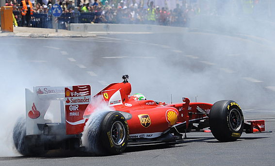 מכונית הפורמולה במופע בשנה שעברה