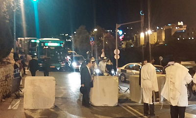 מחסום משטרתי מנע יציאת מתפללים מהכותל המערבי