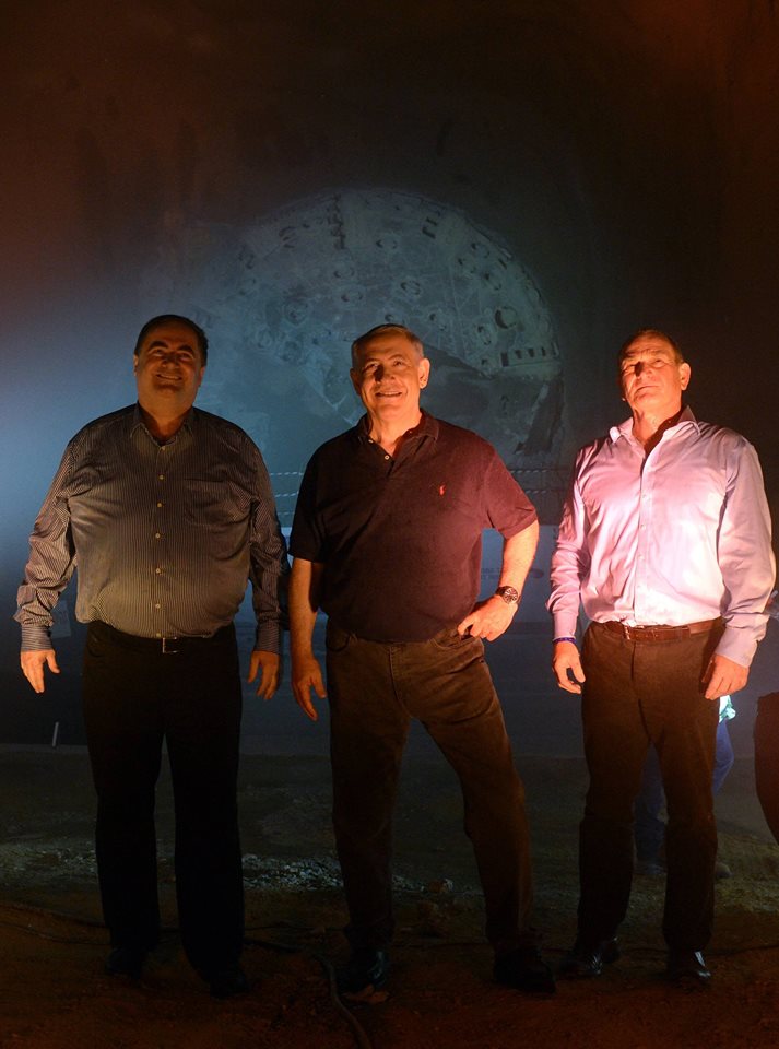 צפו: פריצת המנהרה האחרונה בקו הרכבת בין י-ם לתל אביב