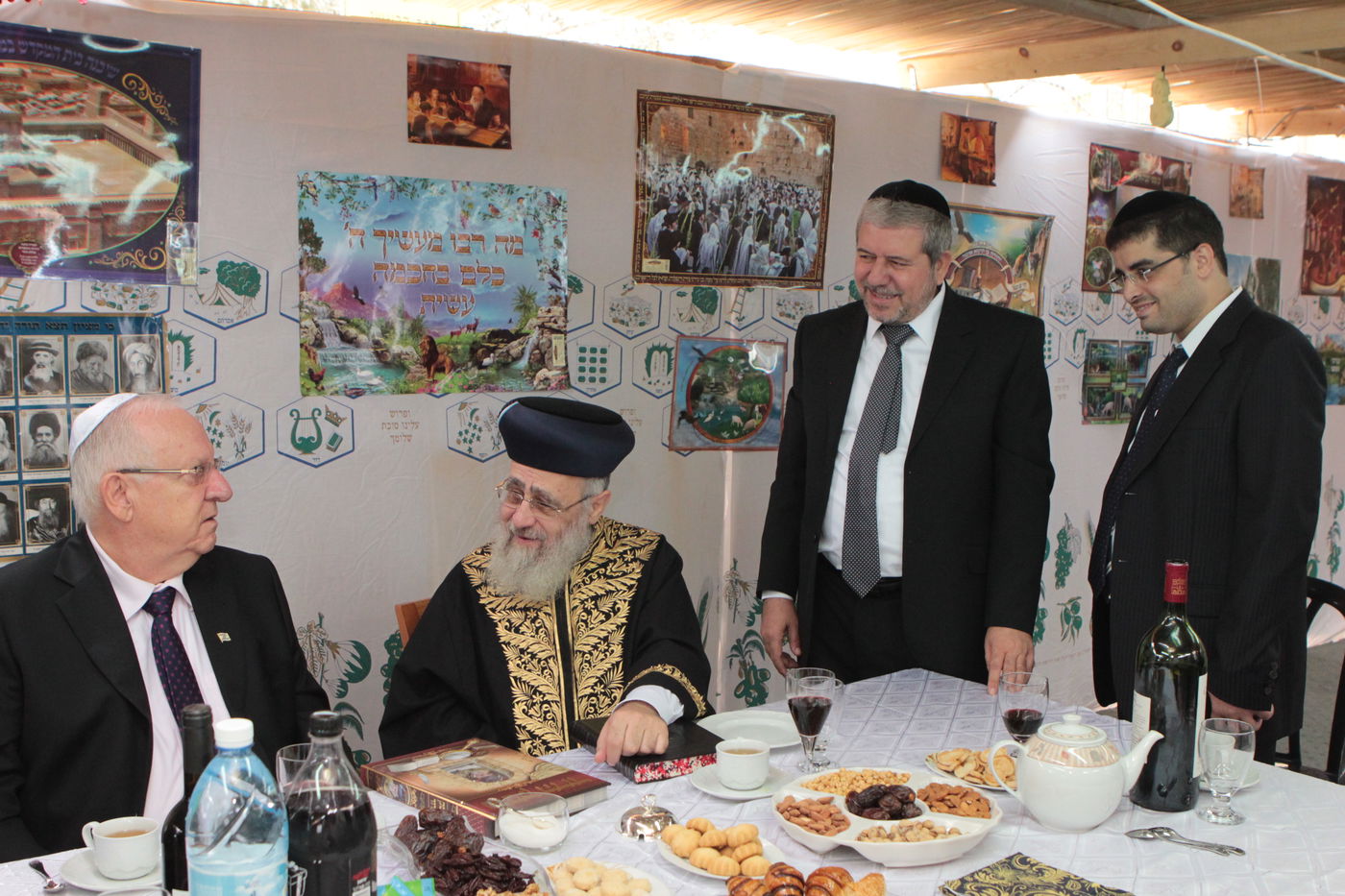 נשיא המדינה רובי ריבלין אצל הראשל"צ הרב יצחק יוסף • גלריה