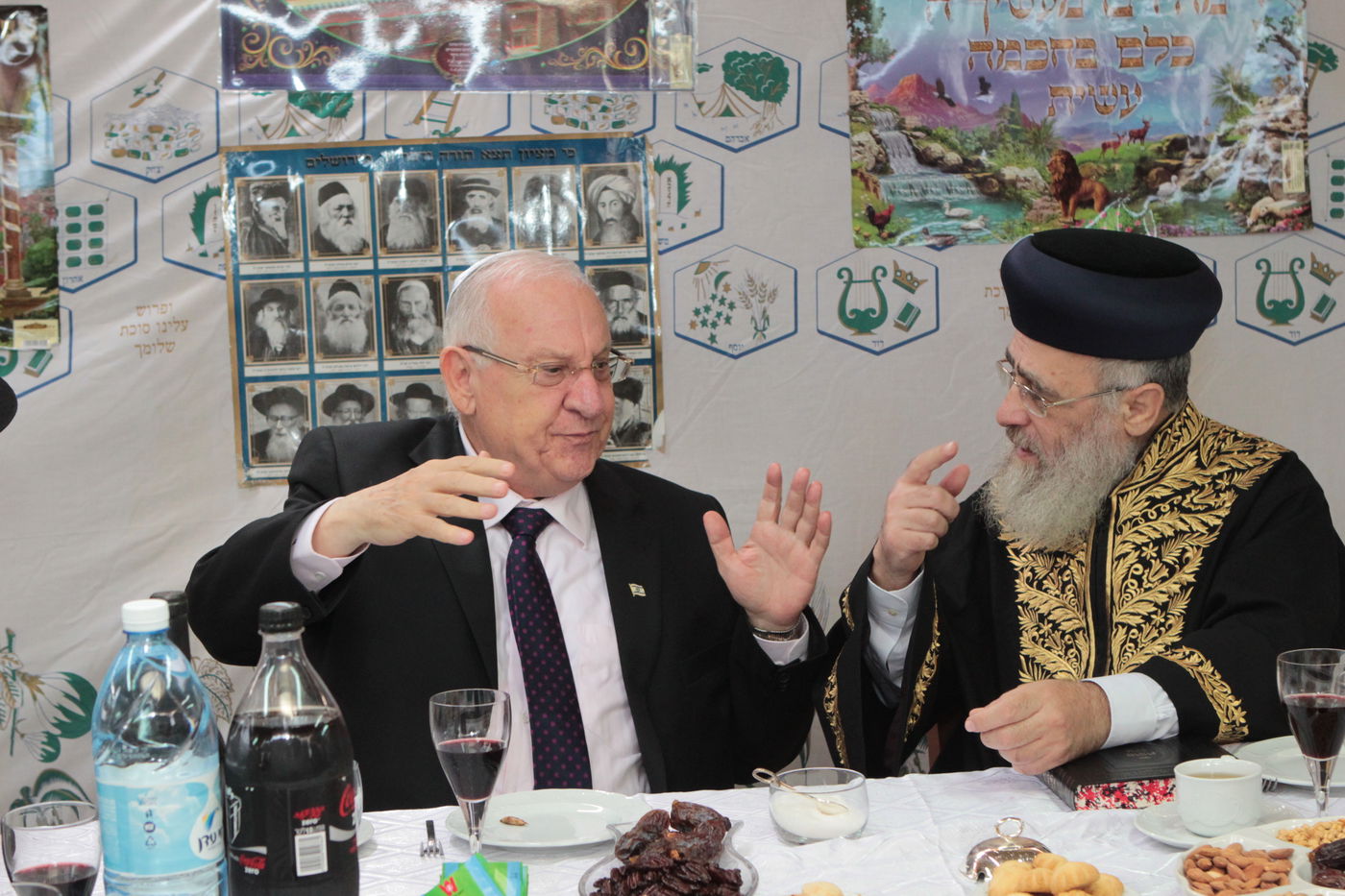 נשיא המדינה רובי ריבלין אצל הראשל"צ הרב יצחק יוסף • גלריה