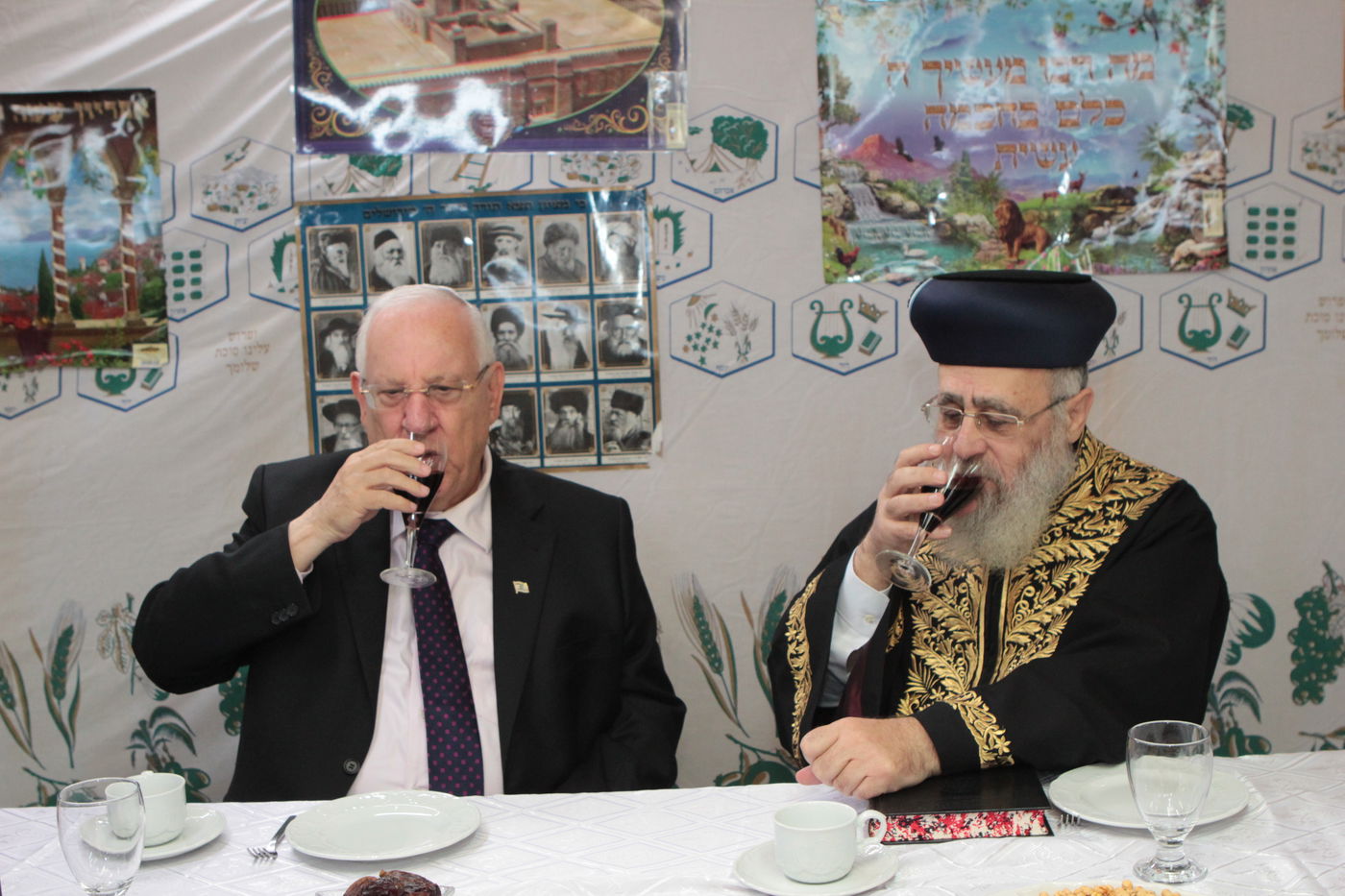 נשיא המדינה רובי ריבלין אצל הראשל"צ הרב יצחק יוסף • גלריה