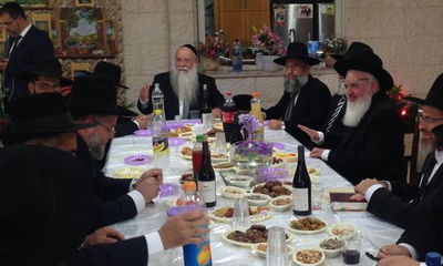 תיעוד: 'הקבלת פני רבו' אצל הרב מרדכי מלכה