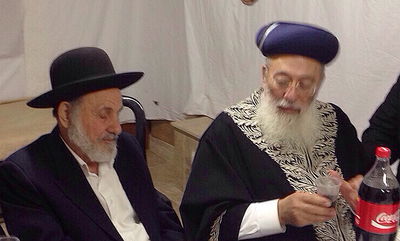 הרב עמאר בצוותא עם הרב בוארון