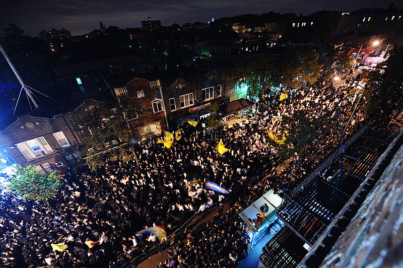 תיעוד: שמחת בית השואבה בחב"ד