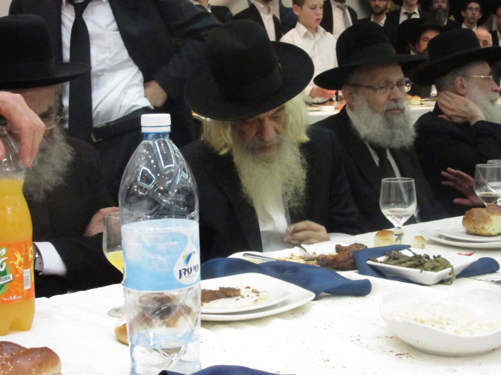 מנחם כרמל הכניס ספר תורה לישיבת פוניבז' • גלריה