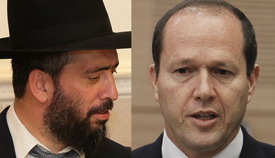 ניר ברקת והרב אליהו עמאר