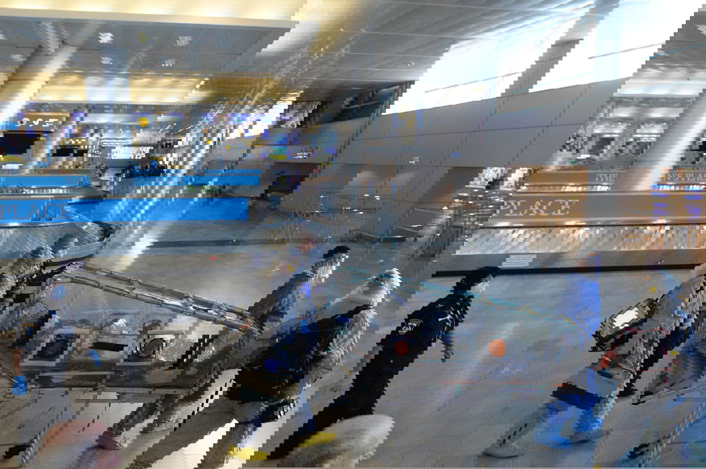 צפו: כך נערכו בנתב"ג להתפשטות נגיף ה'אבולה'