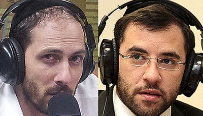 ראש בראש. אבי מימרן ומשה גלסנר