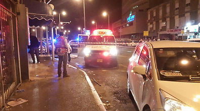 זירת האירוע בחיפה, הערב