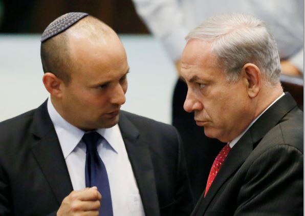 ראש הממשלה בנימין נתניהו והשר נפתלי בנט