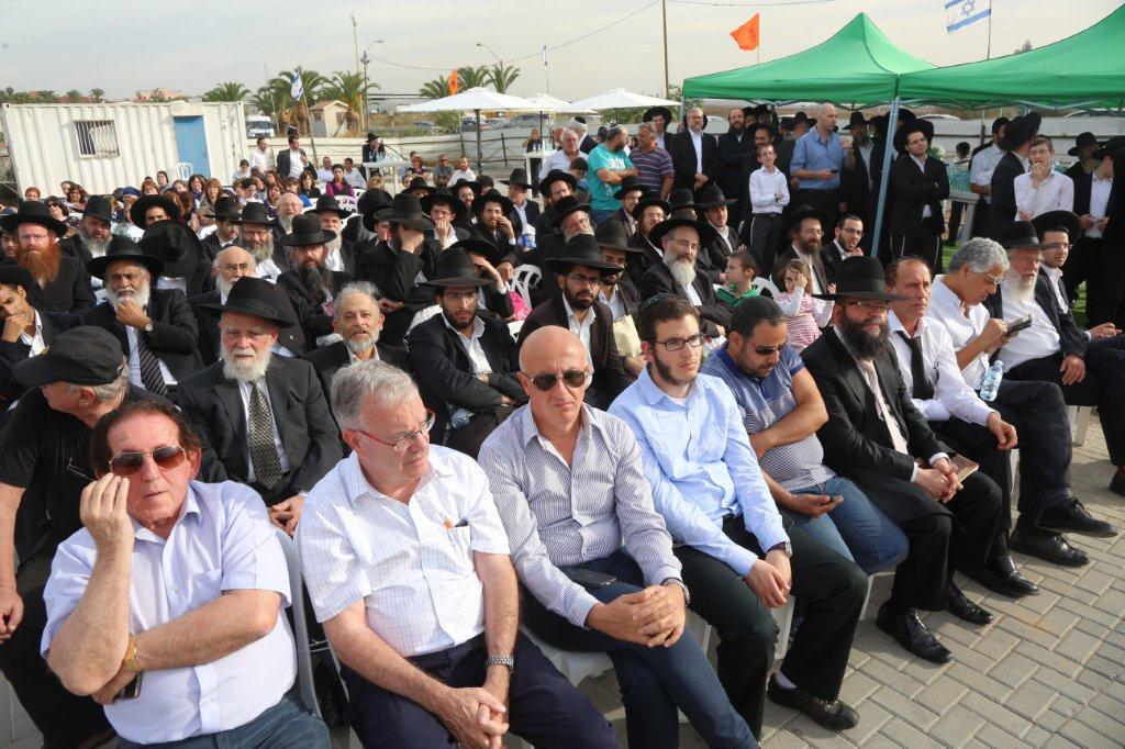 טקס הנחת אבן פינה לשכונת אחיסמך בלוד • תמונות