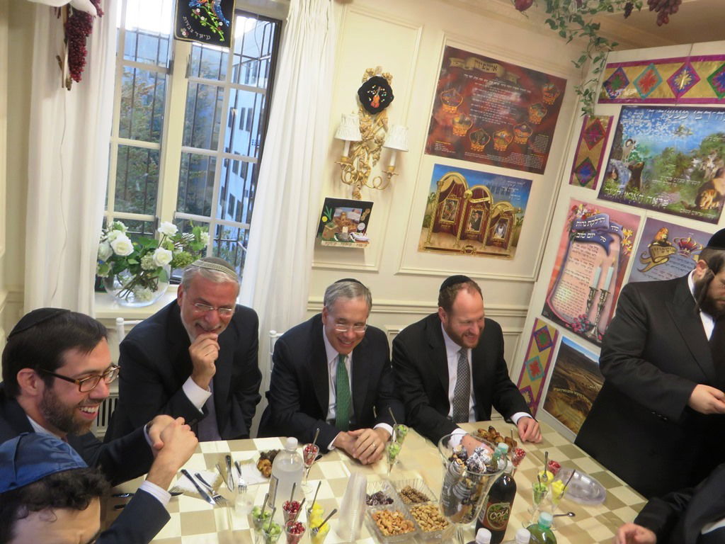 פוליטיקאים זרמו לבית ראש הקהל החדש של ניו יורק