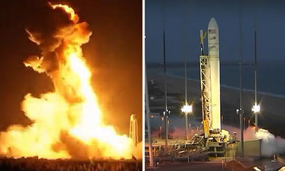 צפו בוידאו: הטיל לחלל התפוצץ שניות לאחר השיגור