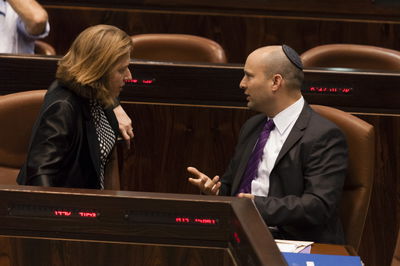 נפתלי בנט וציפי לבני