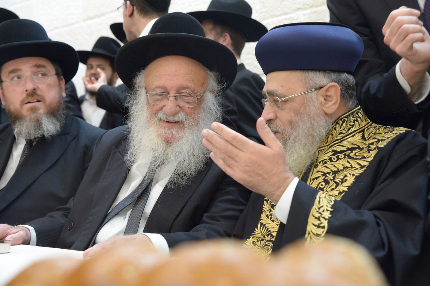 שמחת בית פוניבז' בנישואי נכדי ראשי הישיבה • תיעוד ענק