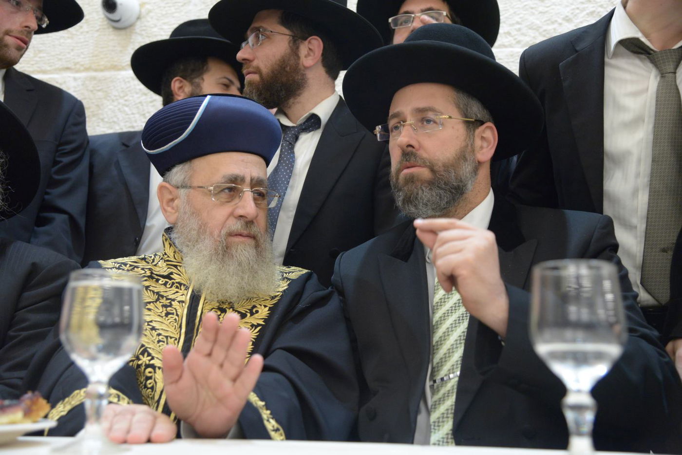 שמחת בית פוניבז' בנישואי נכדי ראשי הישיבה • תיעוד ענק