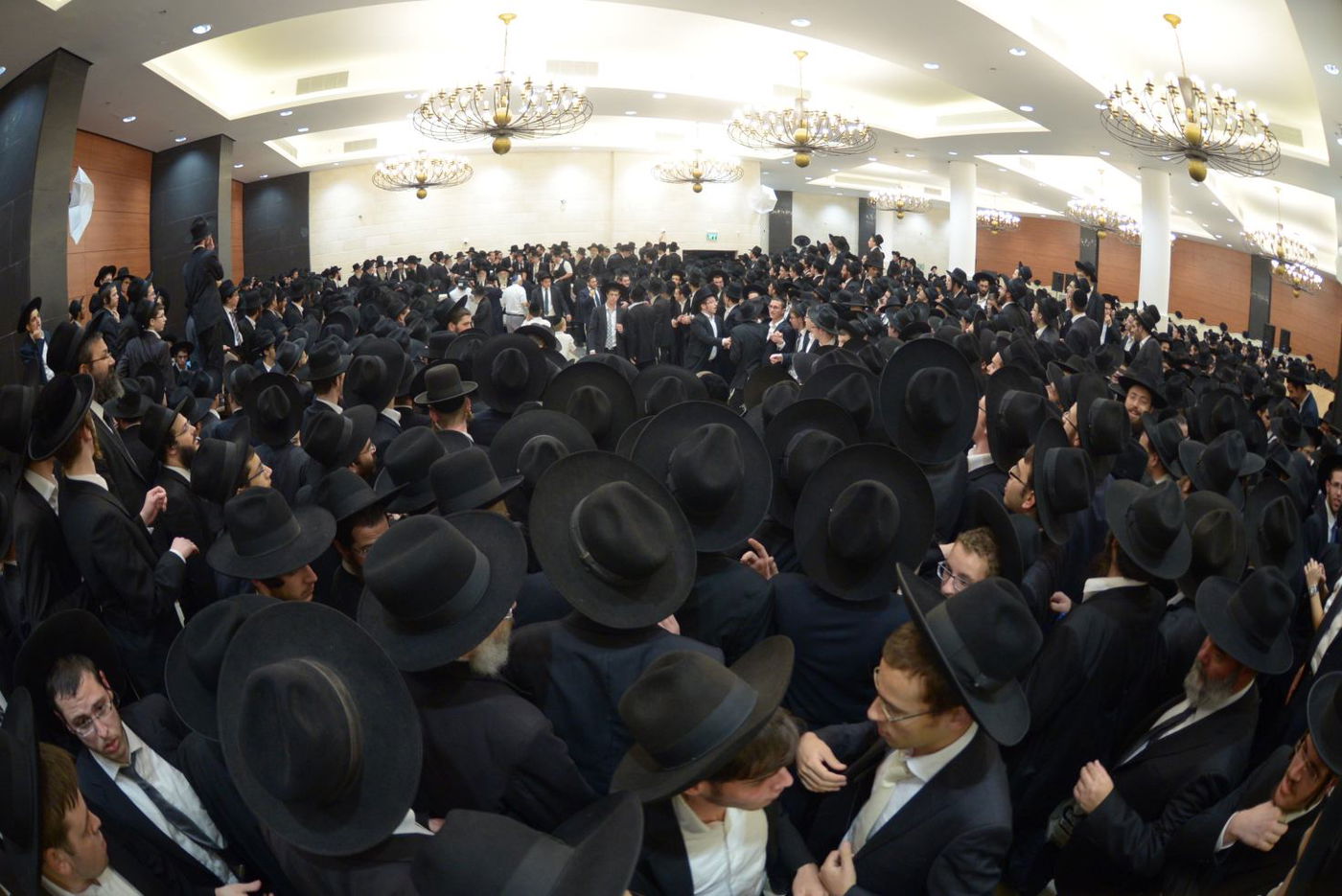 שמחת בית פוניבז' בנישואי נכדי ראשי הישיבה • תיעוד ענק