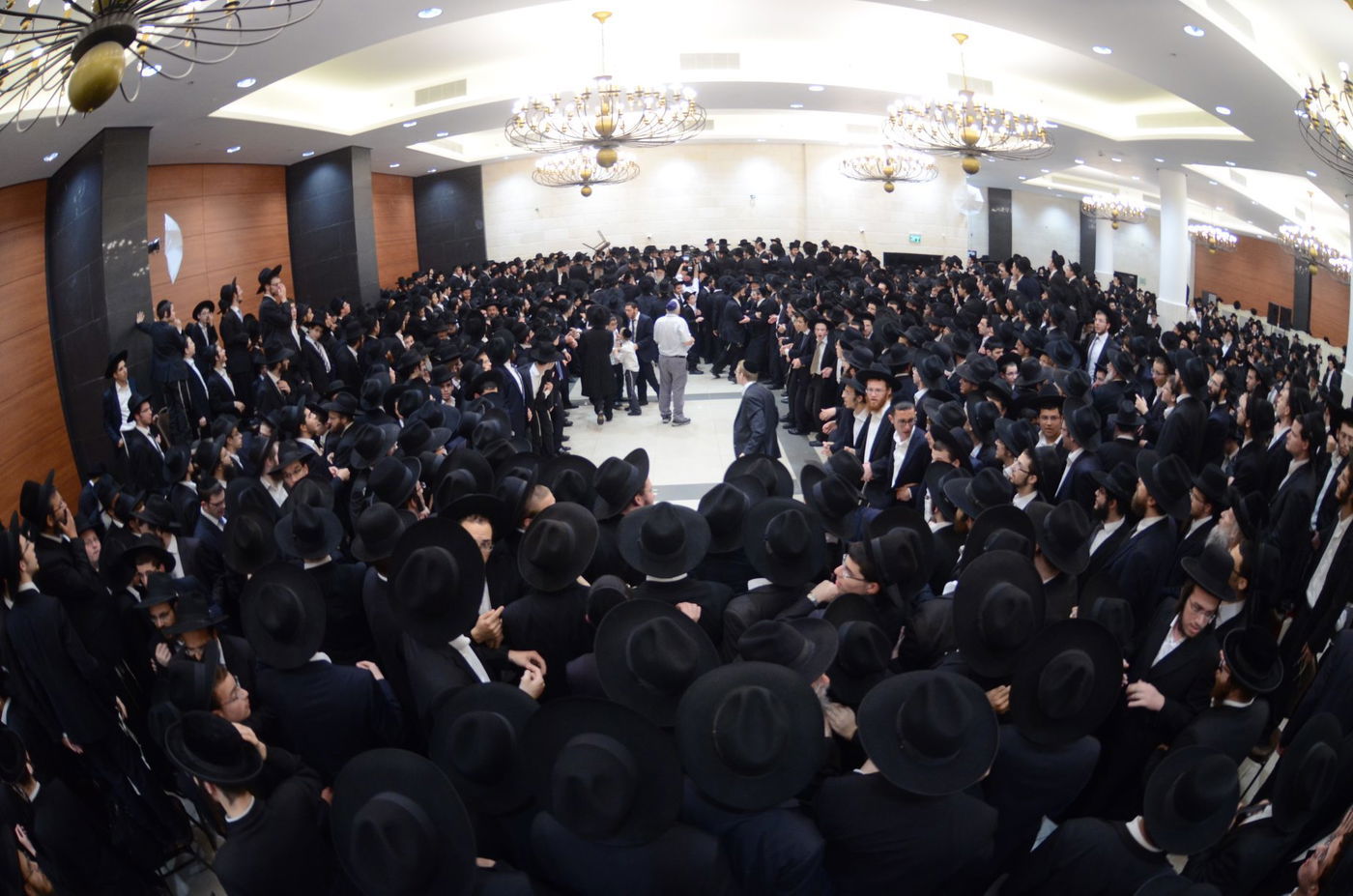 שמחת בית פוניבז' בנישואי נכדי ראשי הישיבה • תיעוד ענק