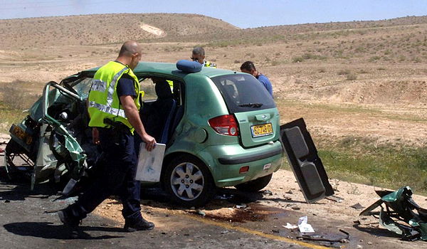 הגיע לטפל בפצוע תאונה ונפצע בעצמו בתאונת דרכים