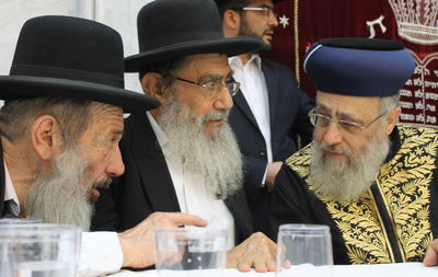 הראשל"צ הגר"י יוסף בעצרת