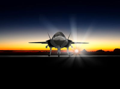 הדמיה של מטוס ה-f 35