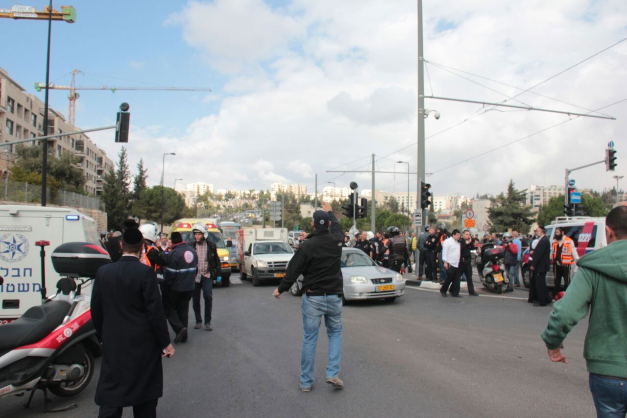 פיגוע הדריסה בירושלים • תמונות מהזירה