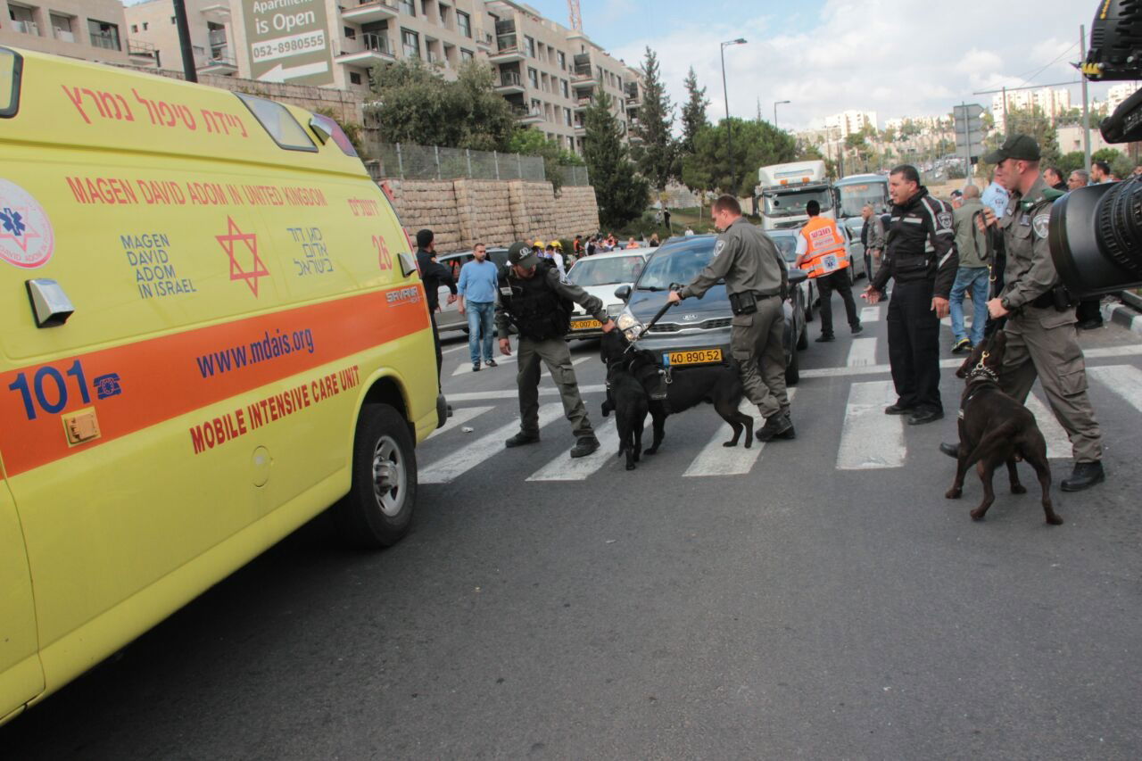 פיגוע הדריסה בירושלים • תמונות מהזירה