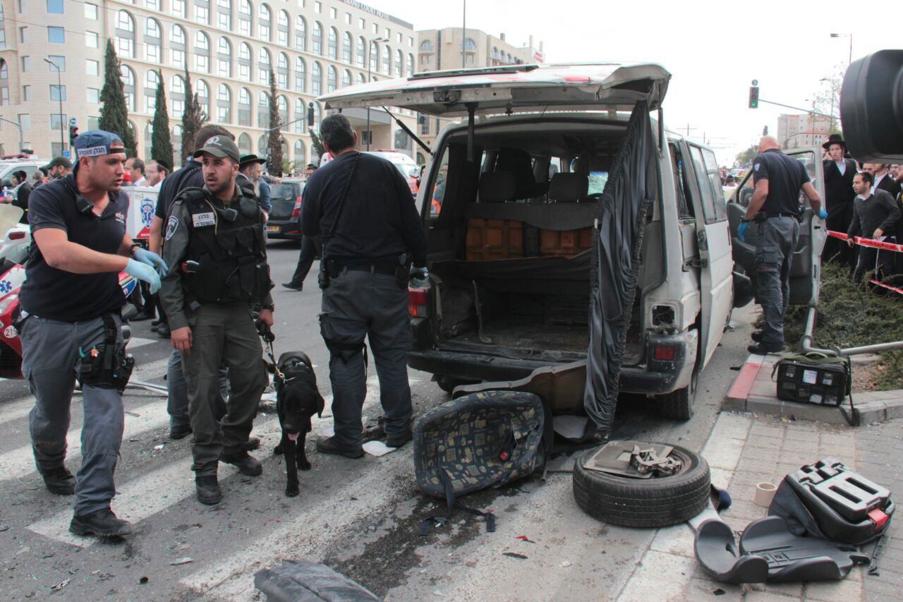 פיגוע הדריסה בירושלים • תמונות מהזירה