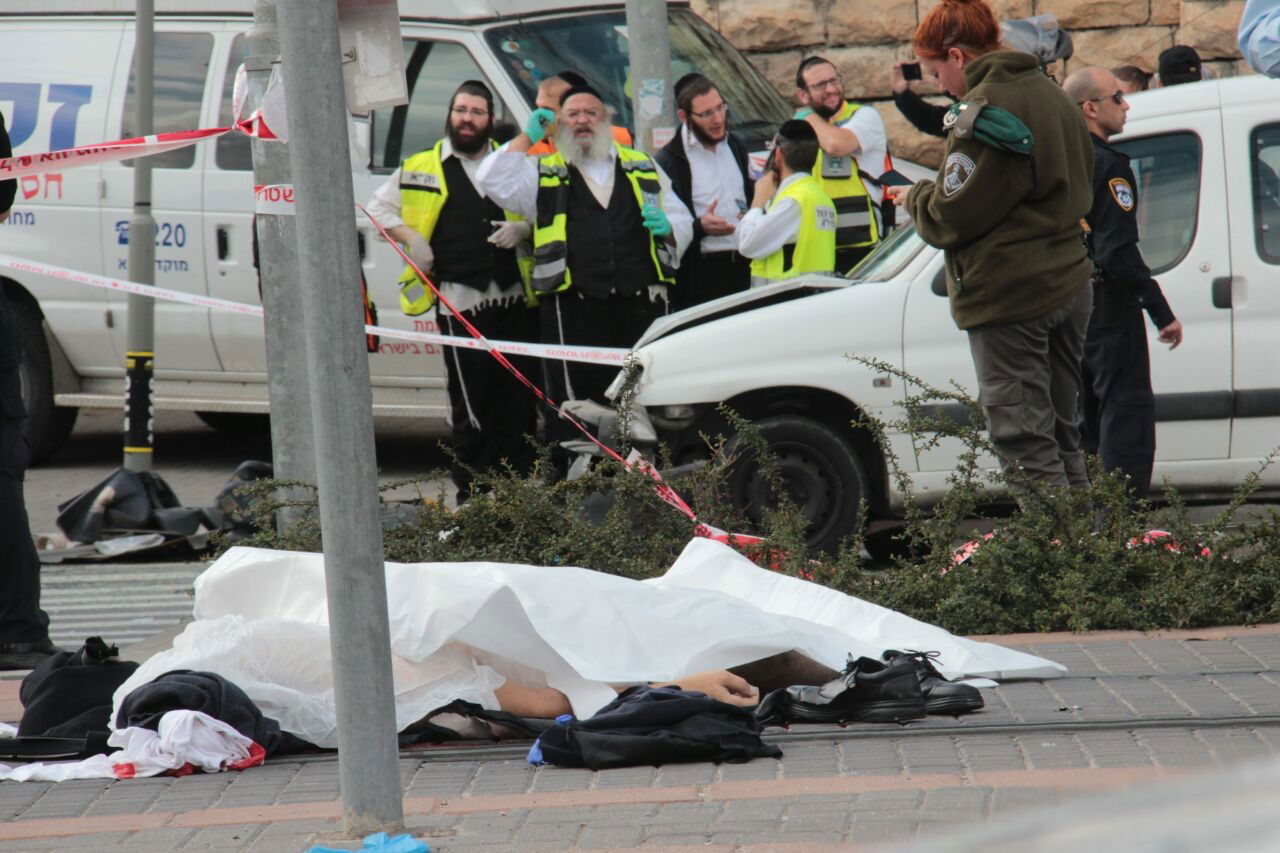 פיגוע הדריסה בירושלים • תמונות מהזירה