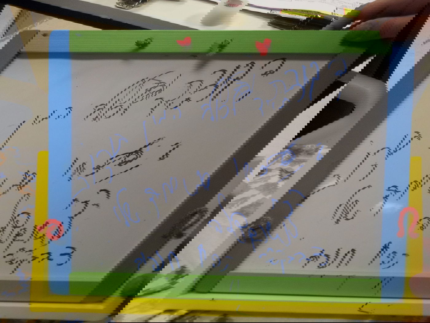 כתב ידו של יהודה גליק, היום