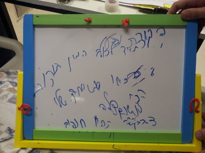 כתב ידו של יהודה גליק, היום