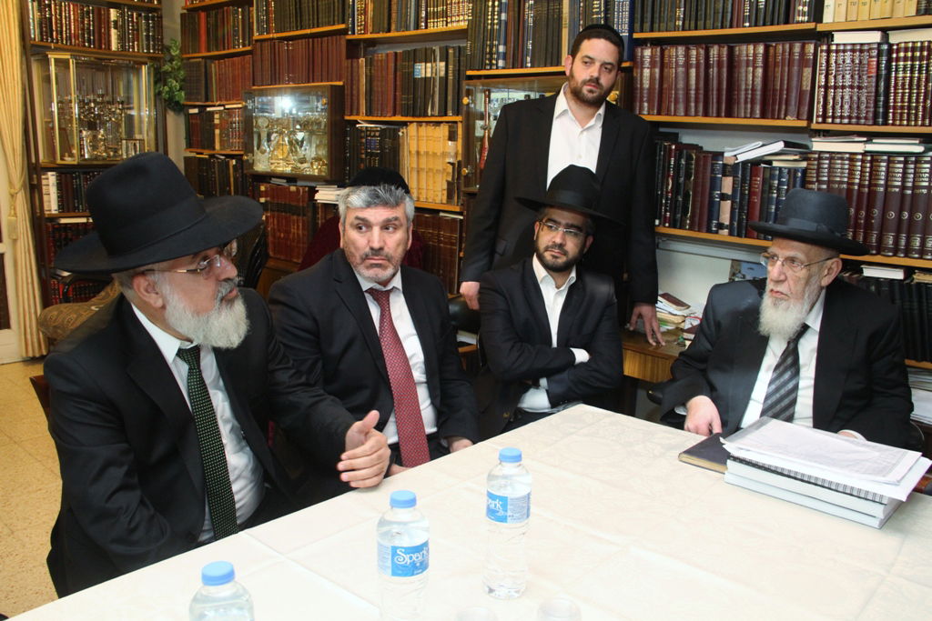 תיעוד: נציגי ש"ס באשדוד נועדו עם נשיא המועצת הגר"ש כהן