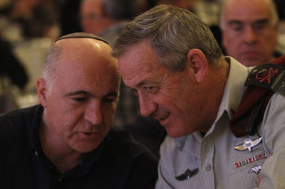 בני גנץ עם יורם כהן