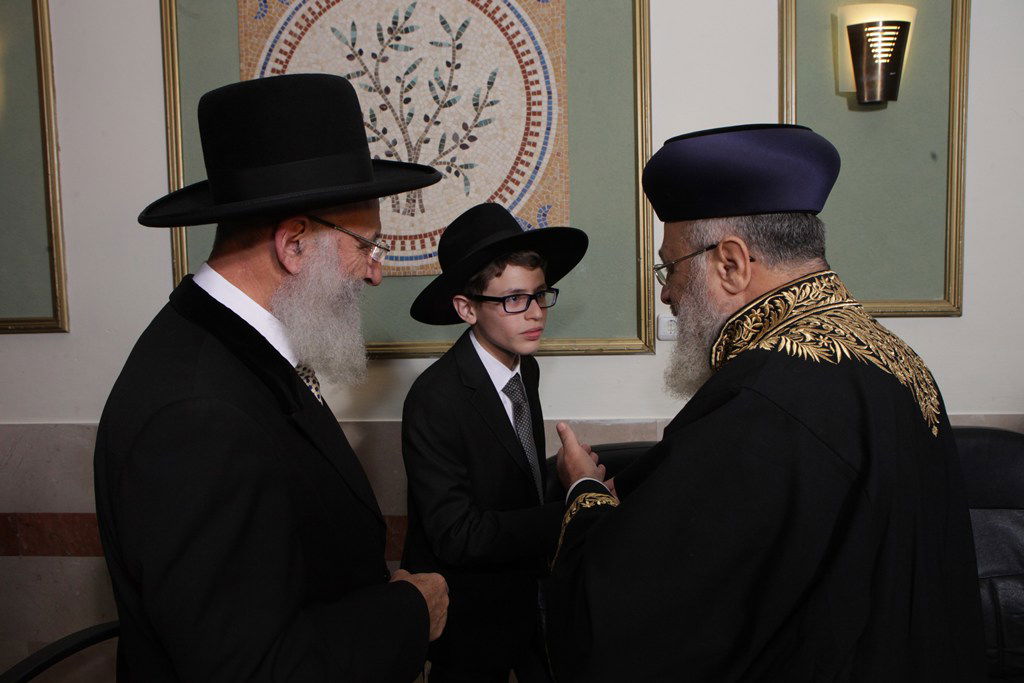 גלריה: בר מצווה לנכדו של הגאון רבי ראובן אלבז