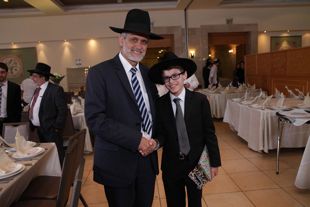 גלריה: בר מצווה לנכדו של הגאון רבי ראובן אלבז