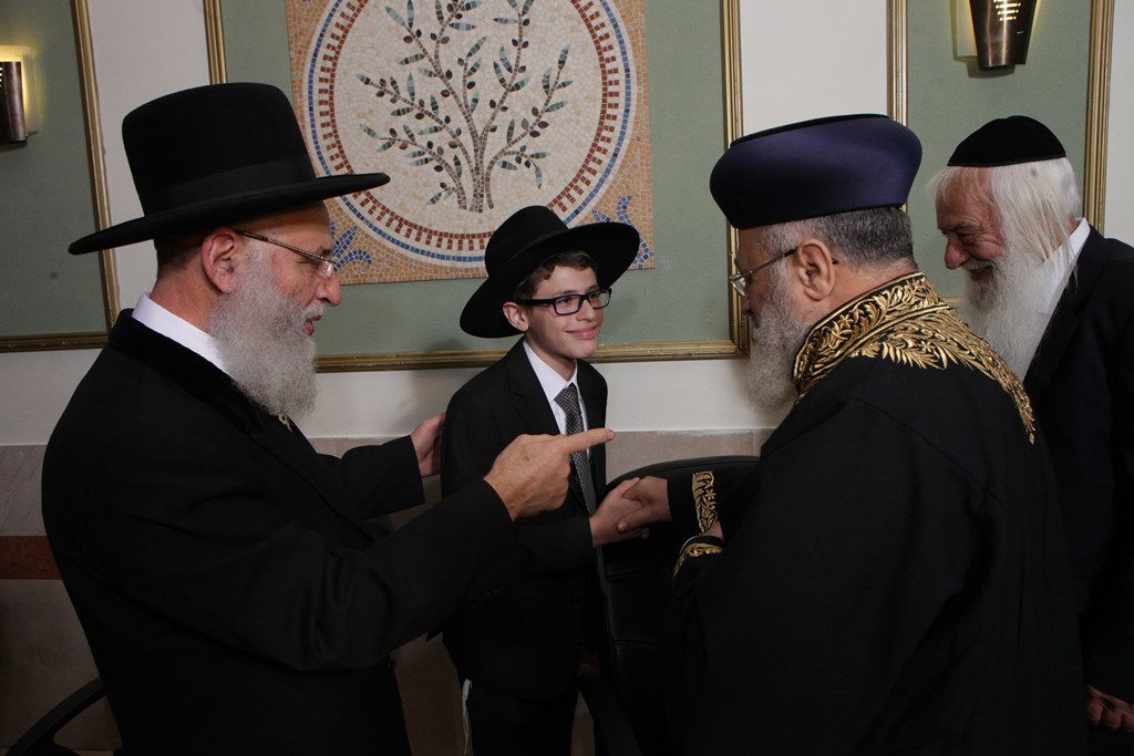 גלריה: בר מצווה לנכדו של הגאון רבי ראובן אלבז