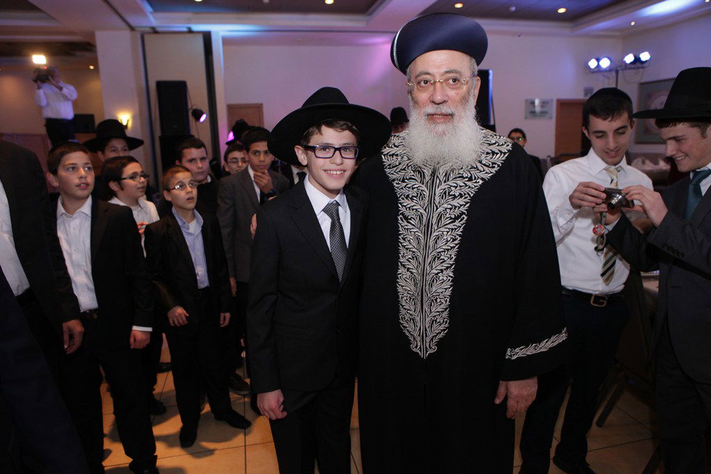גלריה: בר מצווה לנכדו של הגאון רבי ראובן אלבז