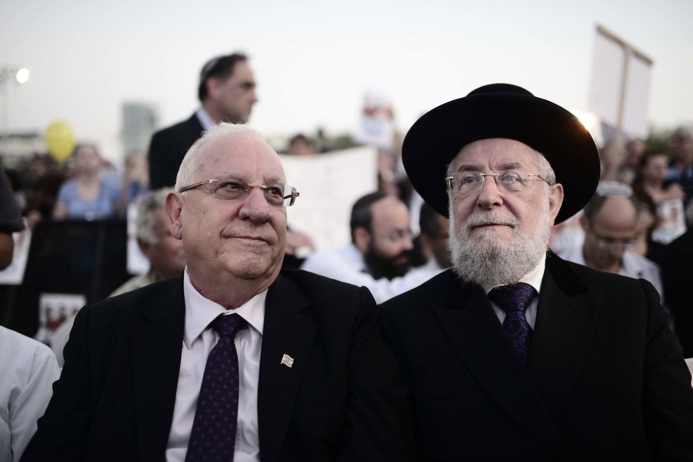 עם הגאון ריב ישראל מאיר לאו.