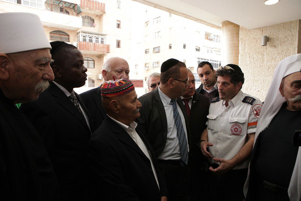 ראשי העדה הדרוזית ביקרו בבית הכנסת "קהילת בני תורה"