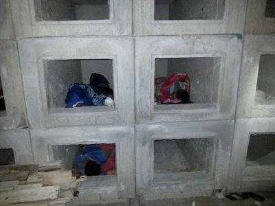 השב"חים אותרו בתוך הכוכים בבית הקברות