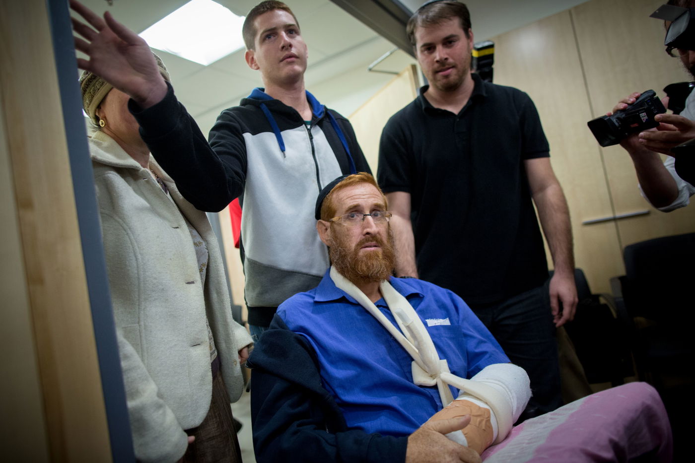 יהודה גליק השתחרר מביה"ח: "לא ברור מאליו שאני כאן"