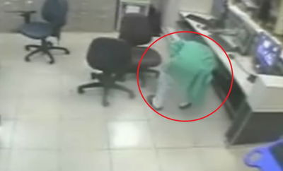 צפו: המטופל גנב מצוות בית החולים רמב"ם בחיפה