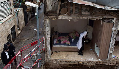 דירה במאה שערים, מנזקי מזג האוויר הסוער השבוע