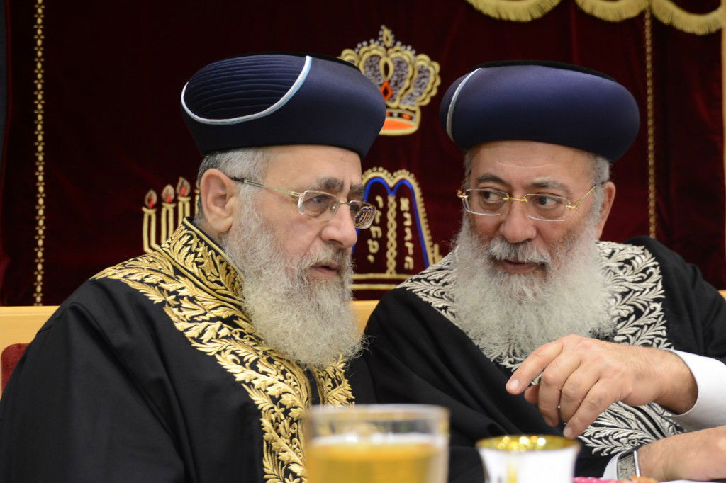 תיעוד ענק: הראשונים לציון הגר"י יוסף והגר"ש עמאר בשיעור משותף