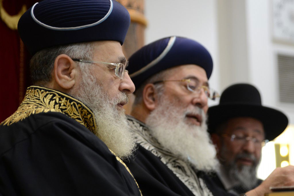 תיעוד ענק: הראשונים לציון הגר"י יוסף והגר"ש עמאר בשיעור משותף