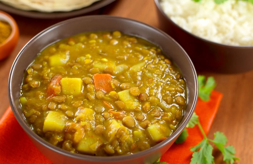 דאל הודי. תבשיל עדשים עשיר